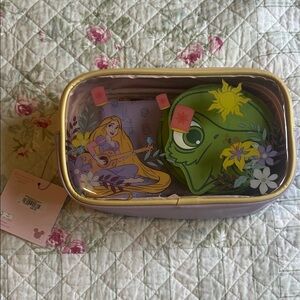 Disney Purple and Green Rapunzel Cosmetic Case